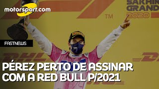 Mercado da F1: Pérez já estaria com contrato feito para correr pela Red Bull em 2021; entenda o caso