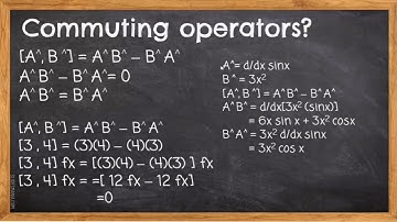 Commuting operators || How operators commute || Non commuting operators