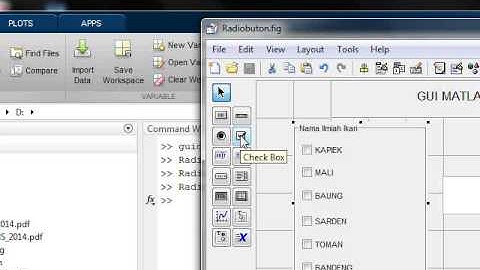 Pemrograman GUI Matlab Check box oleh Zeldi Herwandy bersama Bpk. Ronald M Hutauruk