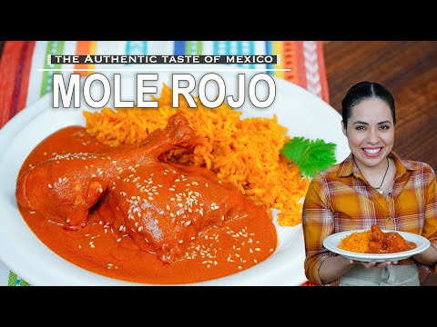 Red mole recipe with DRIED guajillo peppers | Mole rojo Recipe | Villa Cocina