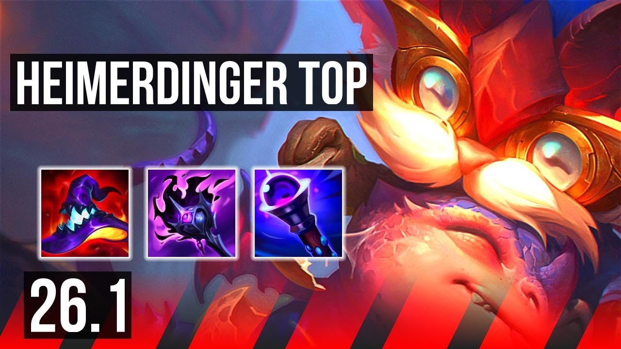 HEIMERDINGER vs RENEKTON (TOP) | 55K damage | EUW Diamond | 26.1