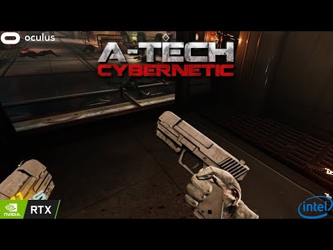 A-Tech Cybernetic VR // Gameplay at 90Hz on Oculus Quest 2