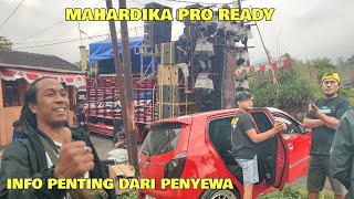 Mahardika pro prepares for live dancer sound check in Pujon ‼️