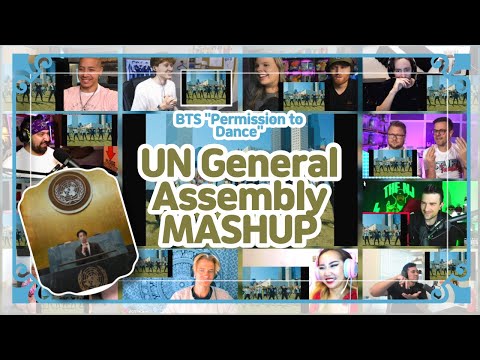 Bts Permission To Dance Performed At The United Nations General Assembly Reaction Mashup