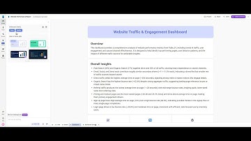 Build a Website Traffic & Engagement Dashboard in 2 Minutes with AI - Bricks Tutorial