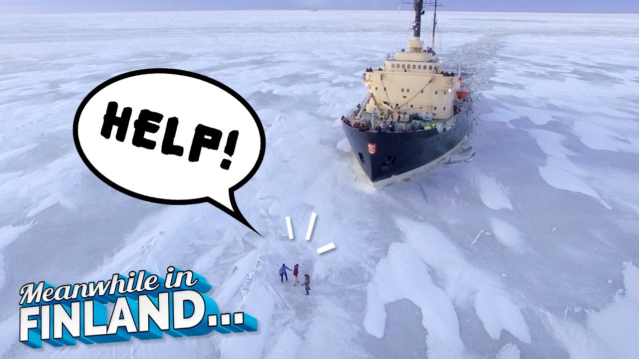 Getting Run Over by Icebreaker Ship? (GAME) - Meanwhile In Finland EP3