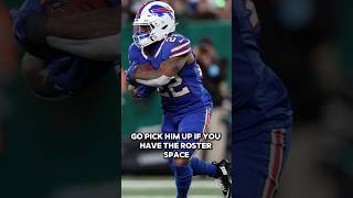 James Cook did not practice on Wednesday with ankle and foot injures, Ray Davis should be added