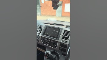 VW Transporter T5.1 Stereo Upgrade CarPlay DMX5023DABS KENWOOD #volkswagen #vw #caraudio