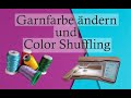 Garnfarbe ändern und Color Shuffeling an der Brother Stellaire XE1 Stickmaschine