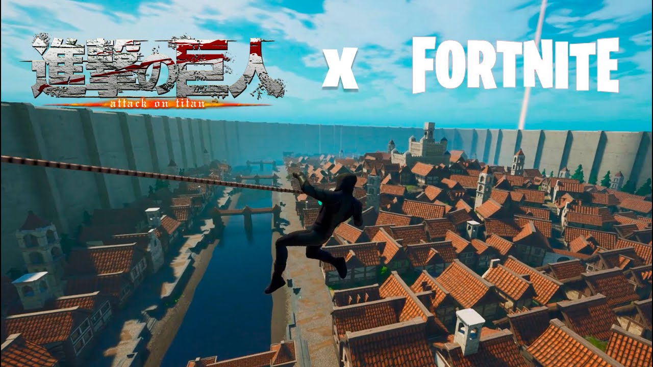 Attack On Titan En Fortnite Isla De Creativo YouTube