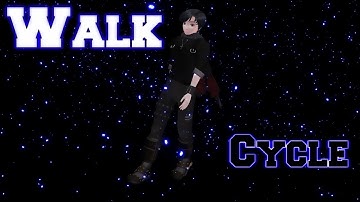 [MMD] Walk Cycle