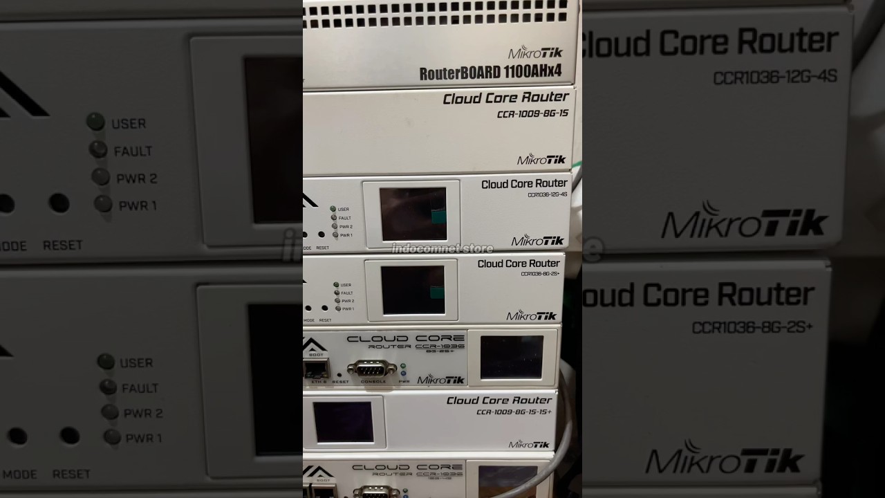 Mikrotik CCR1009-8G-1S #rtrwnet #mikrotik #ccr1009 #router #rtrwnetindonesia #networkrouter #sfp