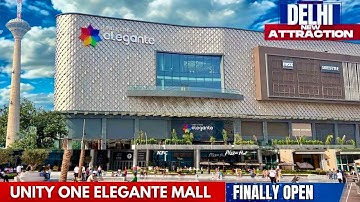 Delhi’s New Attraction is Finally Open! 😍 Unity One Elegante Mall NSP Full Tour 🏙️
