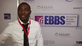 EBBS Sofia Workshop 2017 - Agent Comments - Mr Ezekiel Agboola Oluwafemi