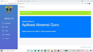 source code gratis, aplikasi absensi guru berbasis web php mysql