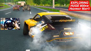 Exploring NEW 800km Highway Map w/TRAFFIC!! OMEGA Hometown Is GIGANTIC!!