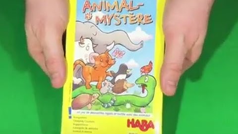 La règle du jeu "Animal-mystère"