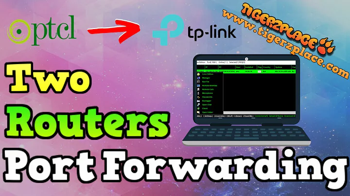 How to Forward Port -- Two Routers [Port Forwarding] Method 2021