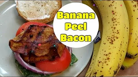 Banana Peel Bacon - Vegan // Gluten Free // Oil free // WFPB