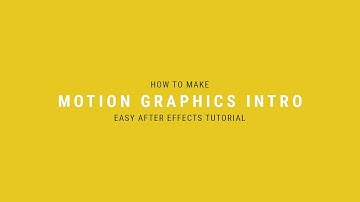 How to make a Motion Graphics Intro - Easy After Effects Tutorial 2024 - No Plugin - Urdu/Hindi