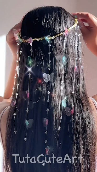 DIY cute fairy crown 🧚✨