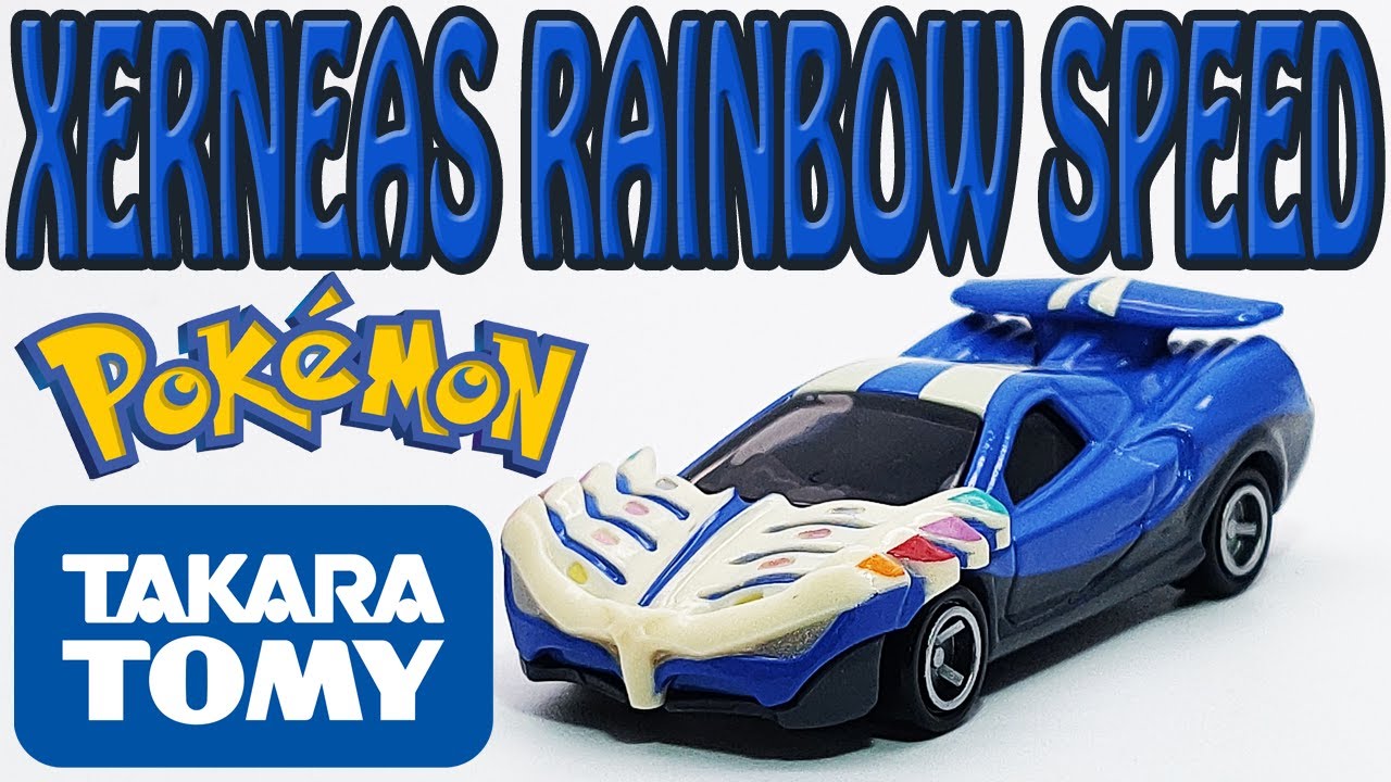Pokemon R35 Tomica Dream Xerneas Rainbow Speed Miniatur Diecast Mobil Pokemon ...
