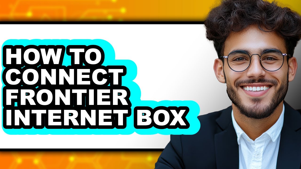 Frontier Internet Plug In How to Connect Frontier Internet Box (updated) - YouTube