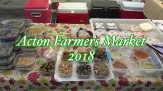 Acton Farmer’s Market August 2018