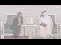 Seine Hoheit der Emir empfängt die italienische Ministerpräsidentin