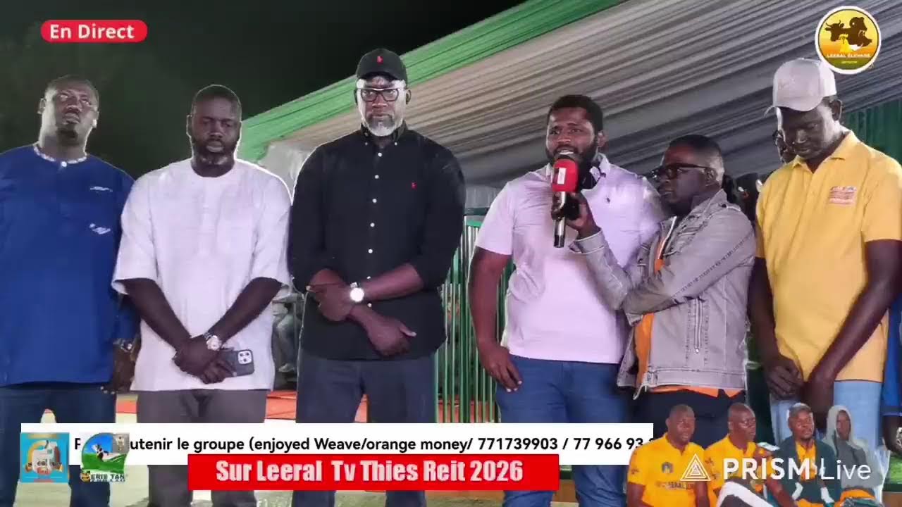 En Direct Thies Foire REIT 2026, Finale category espoire mal femelle mal adult femelle adult