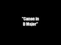 Canon In D Major Black Screen 1 Hour