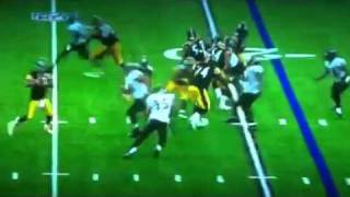 Hines Ward getting SMASHED by Jarret Johnson
