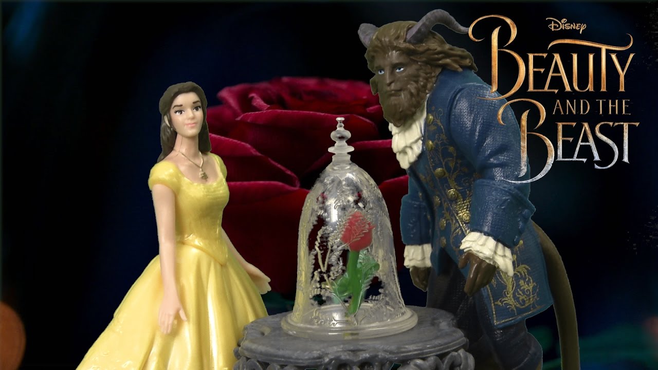 disney beauty and the beast figure play set