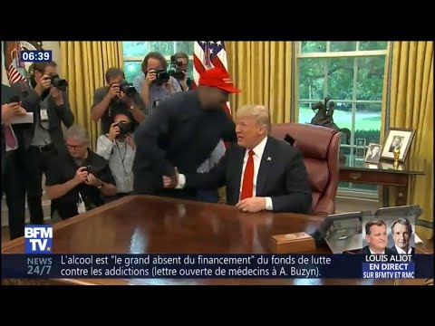 Vidéo: Le Cadeau De Kanye à Trump