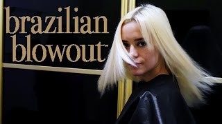 видео Бразильское кератиновое выпрямление волос Brazilian blowout