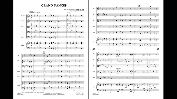 Grand Dances by Jan Sweelinck/arrang...  by John L...