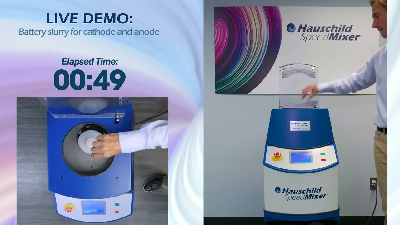 DAC600.1FVZ LR SPEEDMIXER DEMO - Battery Slurry Cathode And Anode
