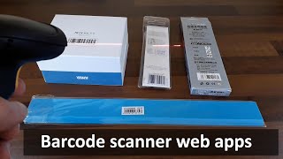 Barcode scanner web applications (Vue.js + Firebase)