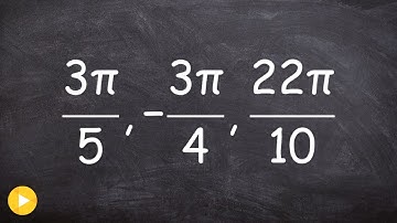 Determine which quadrant and angle lies in radians in terms of pie - math help free