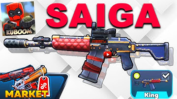 Kuboom 3D - SAIGA Review *King* Skin