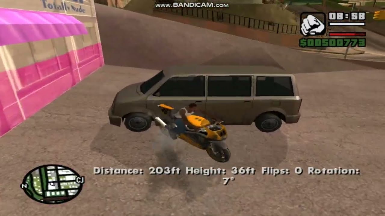 CJ DRIVE NRG STUNT JUMP IN GTA SAN ANDREAS SEE YOU VIDEO #gta #gaming #gtasanandreas 