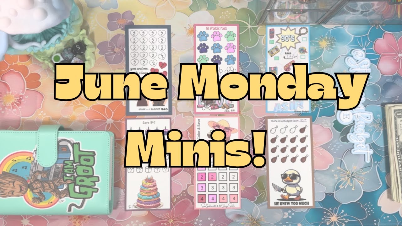 First Monday Minis of June! Lets finish a Challenge! - YouTube