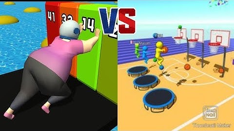 Fat Pusher Vs Jump Dunk 3D/Walkthrough Android İos Gameplay