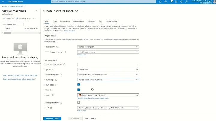 How to create Azure Virtual Machine with Trusted Launch