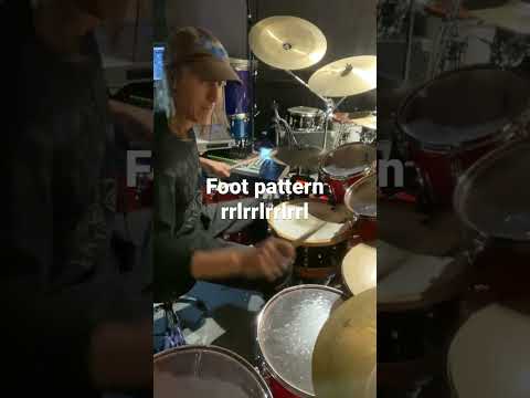 Double bass triplets rrlrrlrrlrrl. - Brian Foster playing drums, November 23, 2022