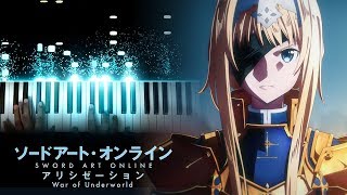 [Sword Art Online: Alicization - War of Underworld OP] "Resolution" - Haruka Tomatsu (Piano) chords