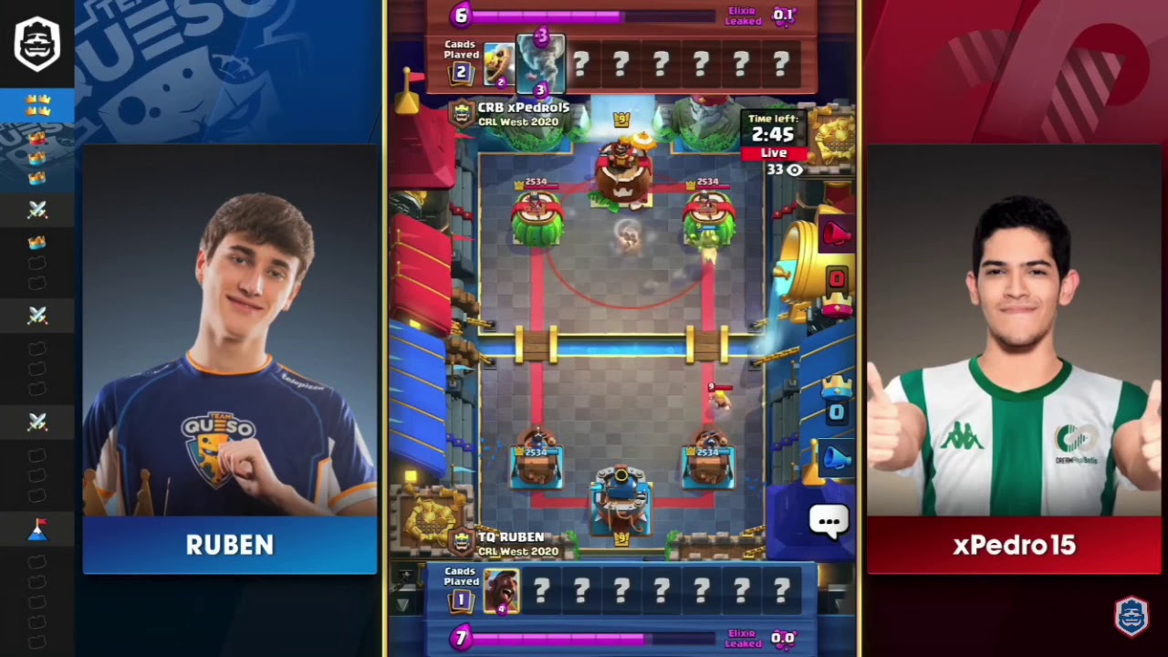 Ruben vs XPedro15| Team Queso vs Cream| 1v1 | CRL West 2020 Cuartos de Final.