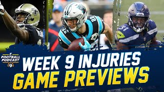 Matchup Previews + Week 9 Injury Analysis with Dr. David Chao (2020 Fantasy Football)