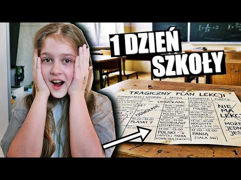 REAKCJA NA 1 DZIEN SZKOŁY I NOWY PLAN LEKCJI 💜😱
