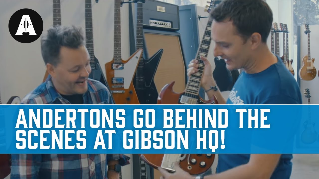 Andertons Go Behind The Scenes at The Gibson Artist Showroom! - YouTube